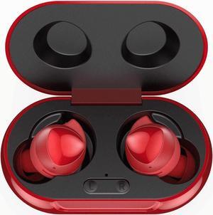 UrbanX Street Buds Plus For Kids - True Wireless Earbuds w/Hands Free Controls (Wireless Charging Case Included) - Red