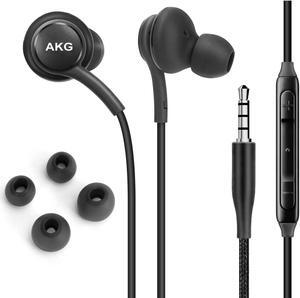 OEM UrbanX Corded Stereo Headphones for Samsung Galaxy S6 edge - AKG Tuned - with Microphone and Volume Buttons (Grey)