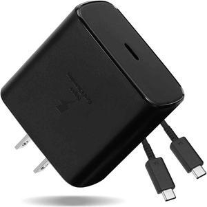 45W USB C Fast Charger with Type C cable for Samsung Galaxy S23 FE/Tab S9 FE+/Tab S9 FE/A05s/A05