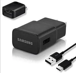 Fast Adaptive Wall Adapter Charger for Samsung Galaxy Tab S6 Lite EP-TA20JBE - Type C/USB-C 10ft (3m) and OTG Adapter - Rapid Charging - Black