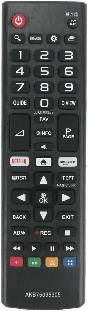 Universal Remote for LG TV Remote Control (All Models) Compatible with OLED GX Series And All LG Smart TV LCD LED 3D HDTV AKB75375604 AKB75095307 AKB75675304 AKB74915305,