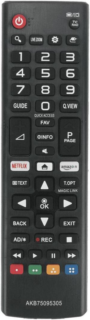 Universal Remote for LG TV Remote Control (All Models) Compatible with 75NANO90UPA And All LG Smart TV LCD LED 3D HDTV AKB75375604 AKB75095307 AKB75675304 AKB74915305,