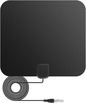 Amplified HD Digital TV Antenna Long 80+ Miles Range - Support 1080p for VIZIO Tv Model E43-D2 - Super Long Coax HDTV Cable