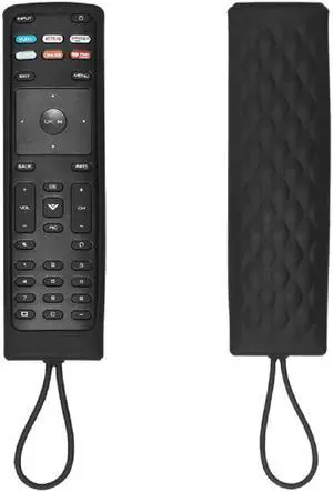 New Universal Remote for Vizio TV (All Models) Compatible with V605-H3 And All Vizio Smart TV LCD LED 3D HDTV - With Protective Silicone Case