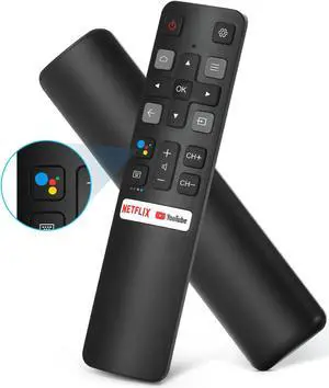 RC802V Replaced Voice Remote For TCL Android TV Model 32S334 And All Android 4K UHD TCL Smart Televisions