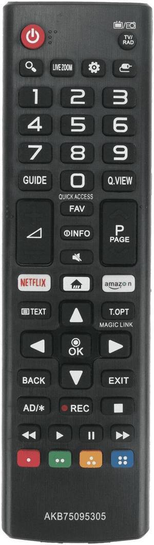 Universal Remote for LG TV Remote Control (All Models) Compatible with 75UM8070PUA And All LG Smart TV LCD LED 3D HDTV AKB75375604 AKB75095307 AKB75675304 AKB74915305,