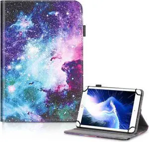 UrbanX 7-8 Inch Universal Tablet Case, Protective Cover StFolio Case for Lenovo Tab S8 7 8 Inch, with 360 Degree Rotatable Kickstand, Multiple Viewing Angles Stylus Holder - Big Bang
