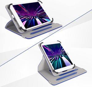 UrbanX 10.1 Inch Universal Tablet Case Protective Cover Folio for Amazon Fire HD 10 360 Degree Rotatable Kickstand Multiple Viewing Angles Credit Cards Holder