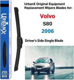 Urbanx 2-In-1 All Seasons Water Repellency Original Equipment Replacement Wiper Blades For 2006 Volvo S80 26" Driver Side