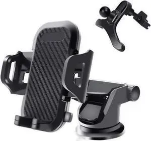 Mobile Phone Car Holder Mount UrbanX Windshield/Air Vent/Dashboard Cell Phone Holder for Car 360 Degree Rotation Universal Suction Mount Stand Compatible with Meizu 15