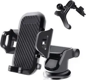 Mobile Phone Car Holder Mount UrbanX Windshield/Air Vent/Dashboard Cell Phone Holder for Car 360 Degree Rotation Universal Suction Mount Stand Compatible with BLU Grand X LTE