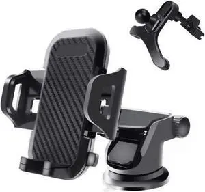 Mobile Phone Car Holder Mount UrbanX Windshield/Air Vent/Dashboard Cell Phone Holder for Car 360 Degree Rotation Universal Suction Mount Stand Compatible with Motorola Moto G9 Play