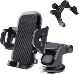 Mobile Phone Car Holder Mount UrbanX Windshield/Air Vent/Dashboard Cell Phone Holder for Car 360 Degree Rotation Universal Suction Mount Stand Compatible with 8