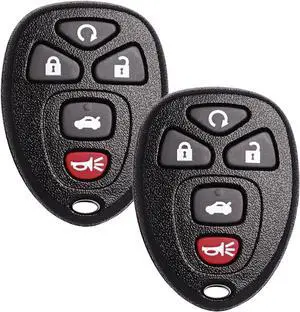 Remote Key Fob Replacement Fits for Chevy Malibu 2004 2005 2006 2007 2008 2009 2010 2012 Cobalt Pontiac G5 G6 Grand Prix Buick Lacrosse Saturn Aura Sky Keyless Entry Remote Control 22733524 KOBGT04A