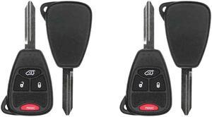 UrbanX Replacement Keyless Remote Head Key Fob for 2008 PT Cruiser FCC OHT692427AA OHT692713AA Part Number 56040649AC 56040649 05175789AA 05175786AA 05175817AA Pack of 2