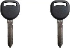 UrbanX Replacement Transponder Ignition Car Key for 2001 Cadillac Deville Part Number 15821269 15828348 12450409 Chip ID MEGAMOS 13 - 2 Pack