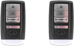 UrbanX Replacement Smart Key Fob for 2018 Acura ILX FCC KR5V1X 2AOKM-HD10 Part Number 72147-TZ3-A01 72147TZ3A01 - 2 Pack