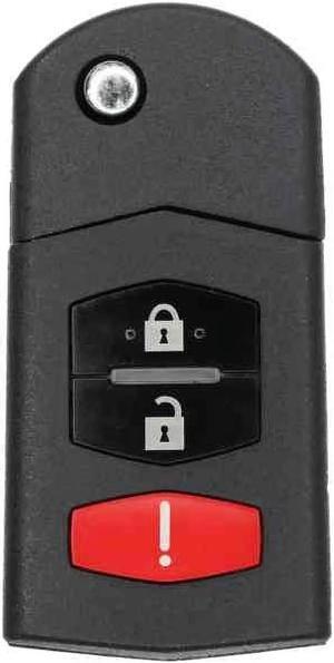 UrbanX Replacement Flip Key Fob Compatible with Mazda CX-9 2014 FCC Part Number BCR2-67-5RY BCR2675RY or CC43-67-5RYC CC43675RYC