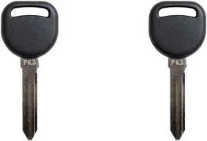 UrbanX Replacement Transponder Ignition Car Key for 2004 Pontiac Aztec Part Number 15821269 15828348 12450409 Chip ID MEGAMOS 13 - 2 Pack