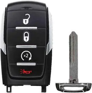 Replacement Smart Key Fob for Ram 1500 Models only 2019-2024 FCC OHT-4882056 OHT4882056 Part Number 68584153 68584153AA