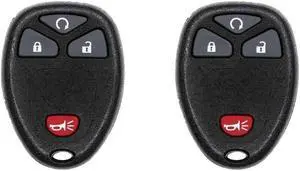 Car Key Fob Keyless Entry Remote for 2009 Cadillac Escalade FCC OUC60270 OUC60221 Part Number 15913421 20868672 20952474 Pack of 2