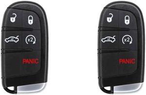 UrbanX Replacement Smart Key Fob for 2021 Dodge Charger FCC M3M-40821302 M3M40821302 Part Number 68155687 68155687AB 68394191 68394191AA 68394195AA 68394195 AA Pack of 2