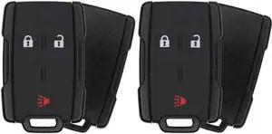Car Key Fob Keyless Entry Remote for 2014-2018 GMC Sierra FCC M3N-32337100 M3N32337100 Part Number 13577771 Pack of 2