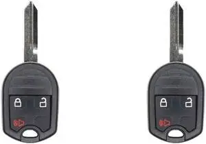 Replacement Keyless Remote Head Key Fob for Ford Ranger 2011 FCC CWTWB1U793 or OUC6000022 Part Number 164-R8070 164R8070 850K-D600022 Pack of 2