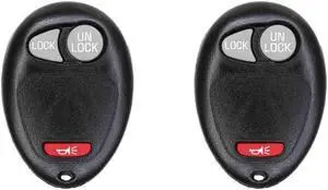 Car Key Fob Keyless Entry Remote for 2009 Hummer H3 FCC L2C0007T Part Number 10335583 10335582-88 Pack of 2