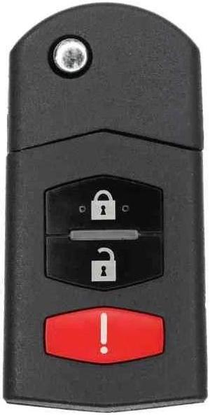 UrbanX Replacement Flip Key Fob Compatible with Mazda CX-7 2010 FCC Part Number BCR2-67-5RY BCR2675RY or CC43-67-5RYC CC43675RYC