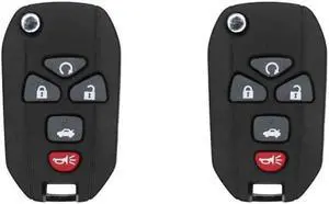 Replacement Flip Key Fob for 2008 Lacrosse FCC KOBGT04A Part Number 22733524 Pack of 2