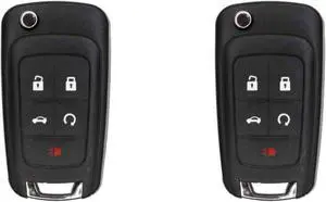 UrbanX Replacement Flip Key Fob for 2021 Encore FCC OHT01060512 Part Number 13504199 13574863 20979468 13504259 13504204 - 2 Pack