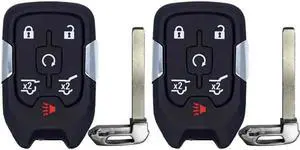 UrbanX Replacement Smart Key Fob for 2017 Compatible with Chevrolet Suburban FCC HYQ1AA Part Number 13580802 13508278 13529634 13580804 13508280 Pack of 2