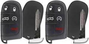 UrbanX Replacement Smart Key Fob for 2017 300 FCC M3N-40821302 M3N40821302 Part Number 56046759AF 56046759AA 05026676AH 05026676AC 05026676 AH 05026676 AC Pack of 2