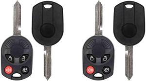 Replacement Keyless Remote Head Key Fob for Ford Fusion 2009 FCC CWTWB1U793 OUC6000022 Part Number 164-R7040 164R7040 Pack of 2
