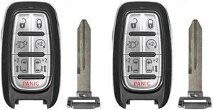 UrbanX Replacement Smart Key Fob for 2020 Pacifica FCC M3N-97395900 M3N97395900 Part Number 68217832 68217832AC 68217832AB Pack of 2