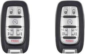UrbanX Replacement Smart Key Fob for 2018 Pacifica FCC M3N-97395900 M3N97395900 Part Number 68217829 68217829AC Pack of 2