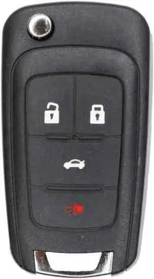 UrbanX Replacement Flip Key Fob for 2013 Compatible with Chevrolet Equinox FCC OHT01060512 Part Number 13504204 13500226