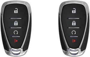 UrbanX Replacement Smart Key Fob for 2016 Compatible with Chevrolet Volt FCC HYQ4AA 2AOKM-G4AAC Part Number 13585722 13529664 13508767 Pack of 2