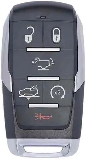 Replacement Smart Key Fob for Ram 1500 Models only 2019 FCC OHT-4882056 OHT4882056 Part Number 68584156 68584156AA