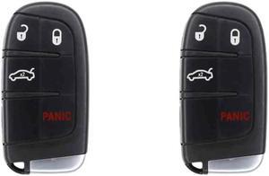 UrbanX Replacement Smart Key Fob for 2015-2017 200 FCC M3M-40821302 M3M40821302 Part Number 68155686 68155686AB 68155686AA 68394190 68394190AA 68394196 68394196AA Pack of 2