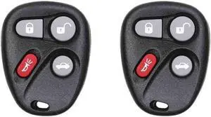 Car Key Fob Keyless Entry Remote for 2001-2005 Pontiac Montana FCC L2C0007T Part Number 10335587 Pack of 2