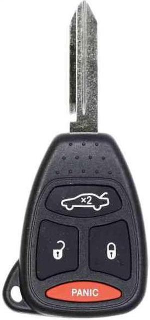 UrbanX Replacement Keyless Remote Head Key Fob for Dodge Magnum 2005-2007 FCC KOBDT04A 2AOKM-CYV6 Part Number 05179514AA 56038757AE 56038757AH 05179512AA