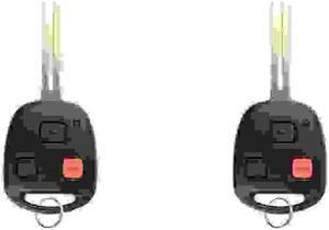 Replacement Keyless Remote Head Key Fob Compatible with Lexus RX300 2002 FCC N14TMTX-1 N14TMTX1 Part Number 89070-48020 8907048020 Pack of 2