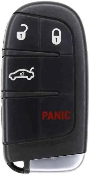 Replacement Smart Key Fob for Dodge Challenger 2017 FCC M3N-40821302 M3N40821302 2AOKM-CYV11 Part Number 56046758AA 56046758AF 56046758 68051387AC