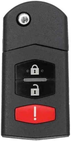 UrbanX Replacement Flip Key Fob Compatible with Mazda 2 2011-2014 FCC Part Number BCR2-67-5RY BCR2675RY or CC43-67-5RYC CC43675RYC