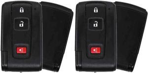 Replacement Smart Key Fob for Toyota Prius 2008 FCC M0ZB31EG MOZB31EG 2AOKM-TY7 Part Number 89994-47061 89994-47060 89994-47091 Pack of 2