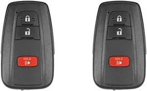 Replacement Smart Key Fob for Toyota Corolla Hatchback 2020 FCC HYQ14FBN Part Number 8990H-12180 8990H12180 Pack of 2