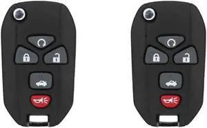 Replacement Flip Key Fob for 2008 Compatible with Chevrolet Cobalt FCC KOBGT04A Part Number 22733524 Pack of 2