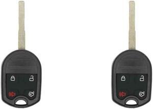Replacement Keyless Remote Head Key Fob for Ford Fiesta 2018 FCC CWTWB1U793 Part Number 164-R7976 164R7976 Pack of 2